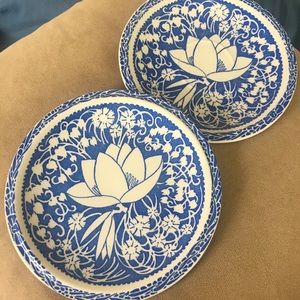 Set of 2 Vintage Vernon Kilns Don Blanding Plates